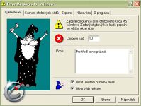 Error Messages For Windows - větší obrázek z programu