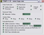 Fraps - větší obrázek z programu