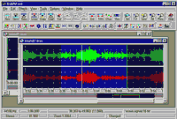 Goldwave - větší obrázek z programu