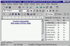 Help Development Studio - větší obrázek z programu