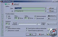 JPEG ReSizer - větší obrázek z programu