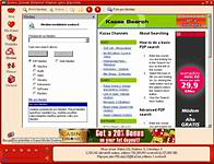 Kazaa Media Desktop - větší obrázek z programu