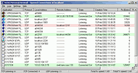 Kerio Personal Firewall - větší obrázek z programu