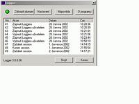 Logger - větší obrázek z programu