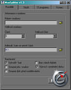 MaxSplitter 1.3 - větší obrázek z programu