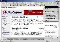 NetCaptor - větší obrázek z programu