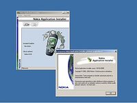 Nokia Application Installer - větší obrázek z programu
