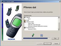 Nokia Content Copier 1.3 - větší obrázek z programu