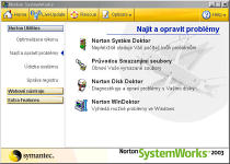 Norton SystemWorks 2003 - větší obrázek z programu