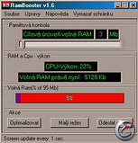 RamBooster - větší obrázek z programu