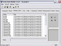 Screen Saver Builder 3.22 - větší obrázek z programu