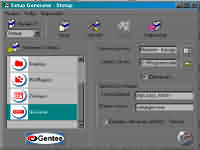 Setup Generator CZ - větší obrázek z programu