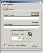 SplitJoin - větší obrázek z programu