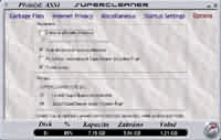 SuperCleaner - větší obrázek z programu