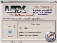 UPX-GUI - větší obrázek z programu