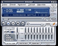 WinAmp - větší obrázek z programu