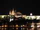 Noční pohled na Pražský hrad