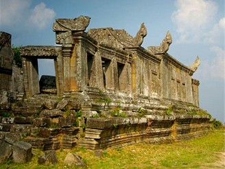 Kambodža, chrám v Preah Vihear
