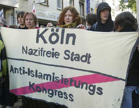 Protiextremistická demonstrace v Kolíně (20. září 2008)