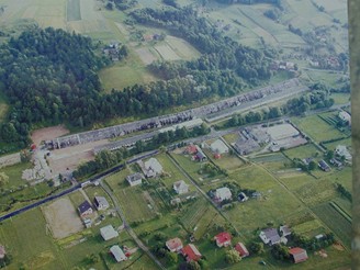 Obec Stępinie v jižním Polsku