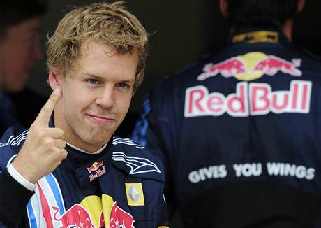Sebastian Vettel, vítěz kvalifikace na Velkou cenu Velké Británie