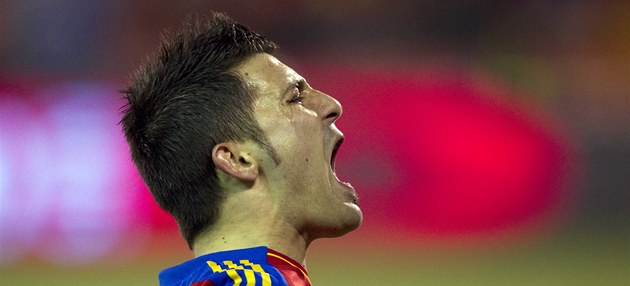 REKORDMAN. Útočník David Villa dal za španělskou reprezentaci už 46 gólů.