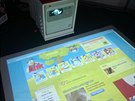 FOR TOYS 2013, Magic Box, interaktivní podlahový projektor lze připojit on-line a ovládat i internet